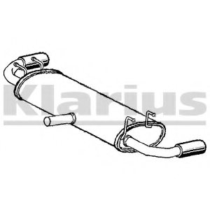 KLARIUS 240753 End Silencer